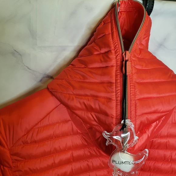 SAVE THE DUCK woman's red light weight packable puffer jacket - Picture 7 of 12